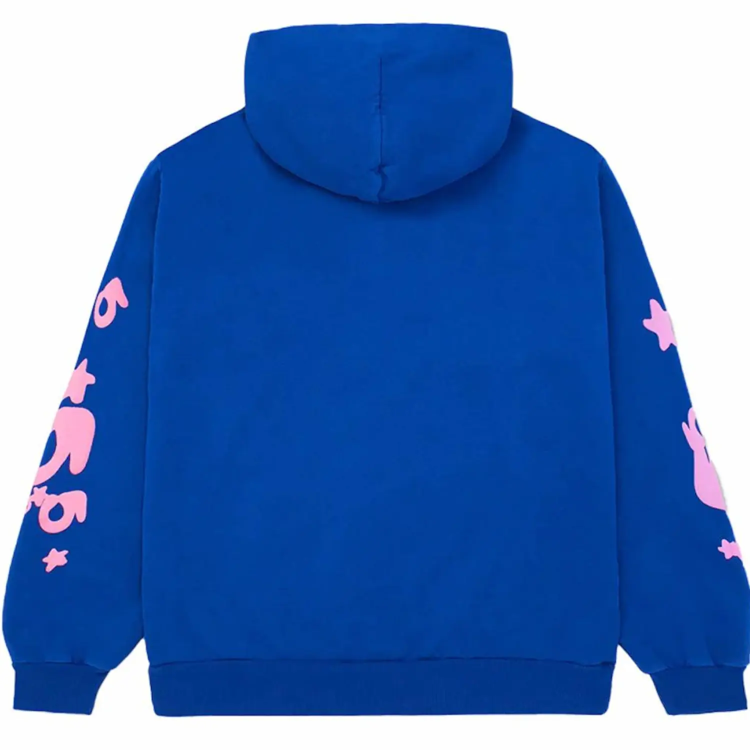 blue and pink spider hoodie