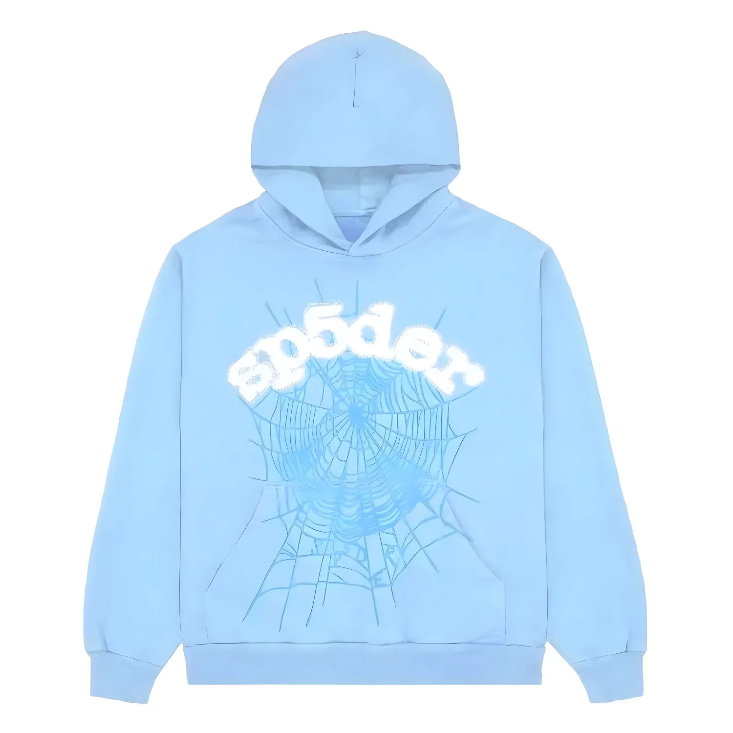 sky blue spider hoodie